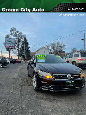 2019 Volkswagen Passat for sale at Cream City Auto in Milwaukee WI