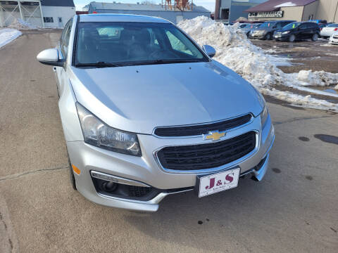 2015 Chevrolet Cruze for sale at J & S Auto Sales in Thompson ND