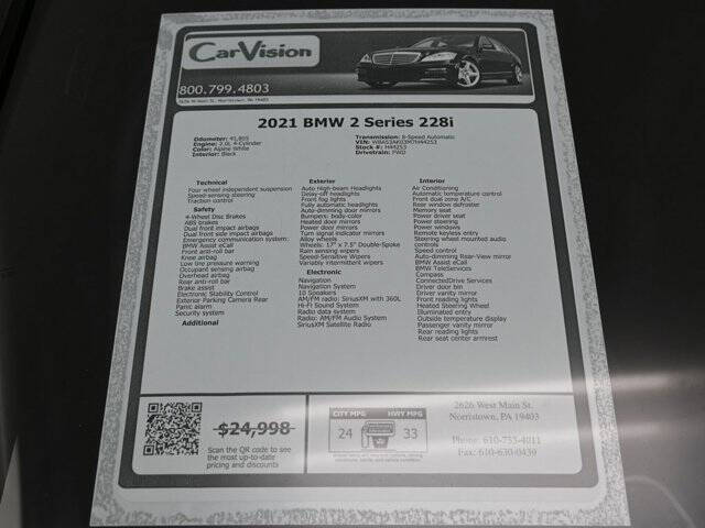 2021 BMW 2 Series 228i Gran Coupe