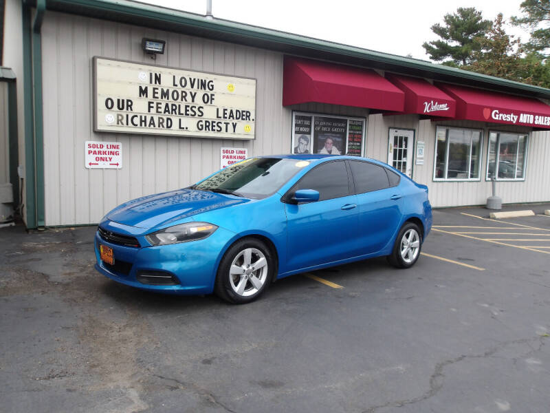 2015 Dodge Dart for sale at GRESTY AUTO SALES in Loves Park IL