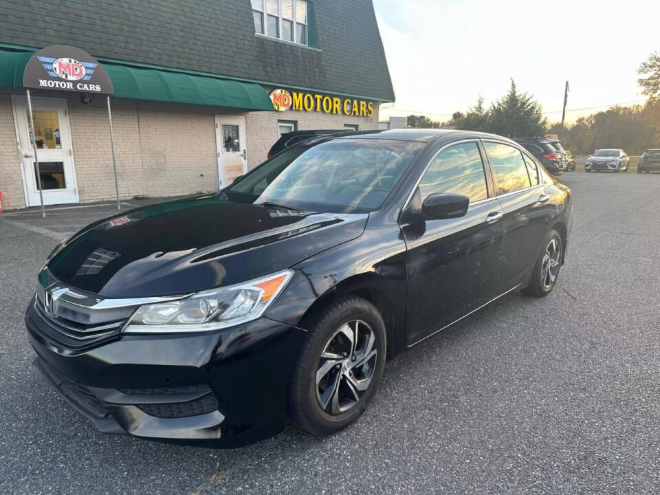 2017 Honda Accord for sale at MD MOTORCARS in Aberdeen, MD