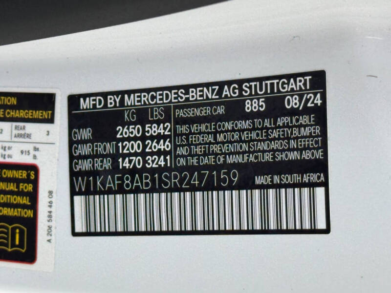 2025 Mercedes-Benz C-Class AMG C 63 S E Performance