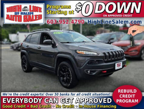 2016 Jeep Cherokee for sale at High Line Auto Sales of Salem in Salem NH