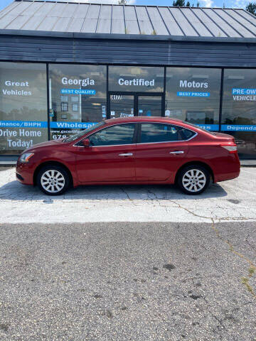 2014 Nissan Sentra for sale at Georgia Certified Motors in Stockbridge GA