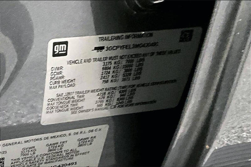 2021 Chevrolet Silverado 1500