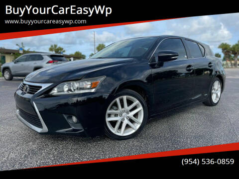 2014 Lexus CT 200h for sale at BuyYourCarEasyWp in West Park FL