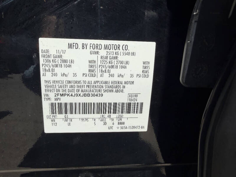 2018 Ford Edge SEL