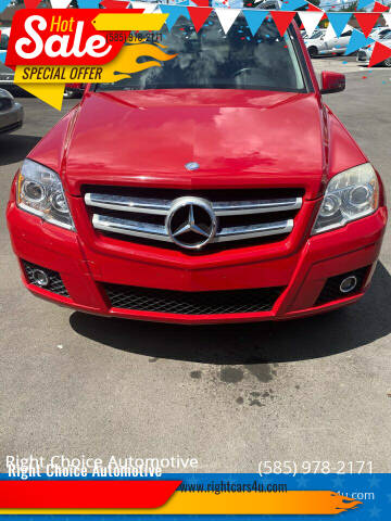 2010 Mercedes-Benz GLK for sale at Right Choice Automotive in Rochester NY