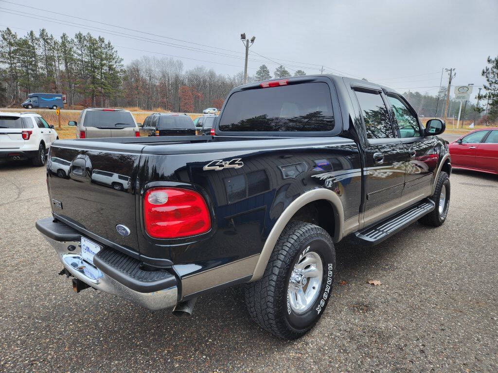 2002 Ford F-150 for sale at Miltimore Motor Company in Pine River, MN