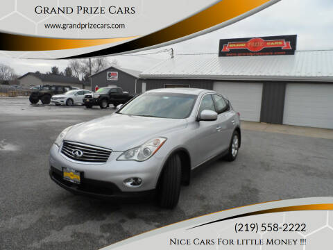 2010 Infiniti EX35 for sale at Grand Prize Cars in Cedar Lake IN