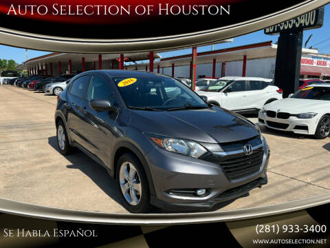 2016 Honda HR-V for sale at Auto Selection of Houston in Houston TX