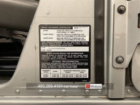 1999 AM General Hummer Open Top