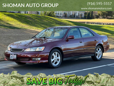 2000 Lexus ES 300 for sale at SHOMAN AUTO GROUP in Davis CA