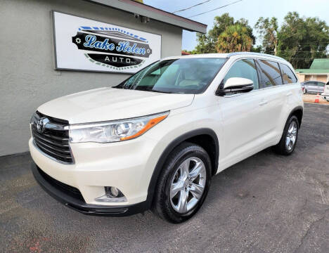2015 Toyota Highlander for sale at Lake Helen Auto in Orange City FL