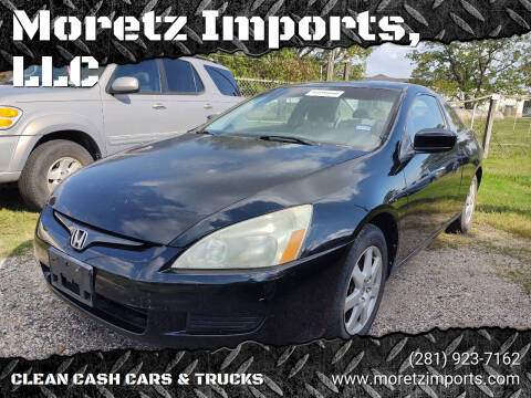 2005 Honda Accord for sale at Moretz Imports, LLC in Spring TX