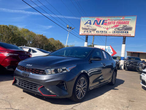 2022 Kia Forte for sale at ANF AUTO FINANCE in Houston TX