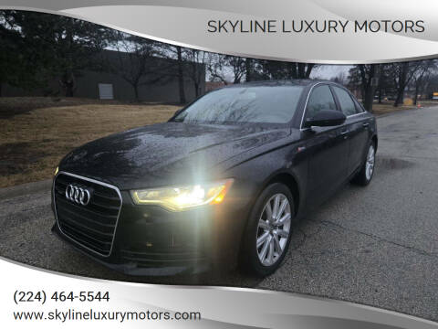 2013 Audi A6 for sale at Skyline Luxury Motors in Buffalo Grove IL