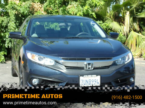 2016 Honda Civic for sale at PRIMETIME AUTOS in Sacramento CA
