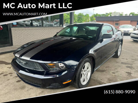 2010 Ford Mustang for sale at MC Auto Mart LLC in Hermitage TN