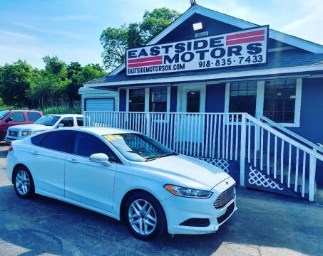 2014 Ford Fusion for sale at EASTSIDE MOTORS in Tulsa OK