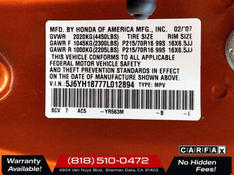 2007 Honda Element EX