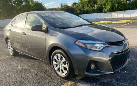 2016 Toyota Corolla for sale at Guru Auto Sales in Miramar FL