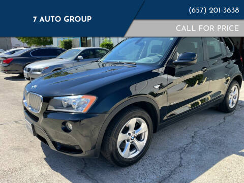 2011 BMW X3 for sale at 7 AUTO GROUP in Anaheim CA