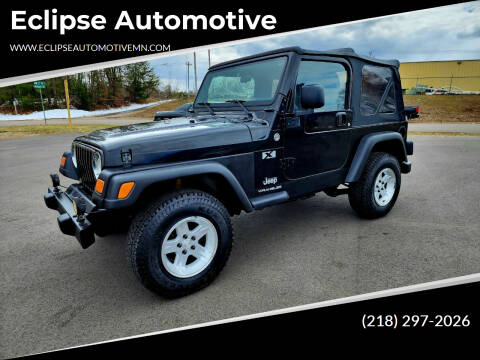 2006 Jeep Wrangler for sale at Eclipse Automotive in Brainerd MN