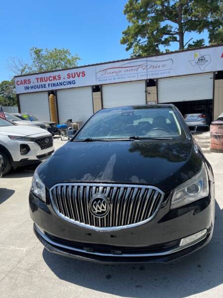 2016 Buick LaCrosse for sale at Jump and Drive LLC in Humble TX