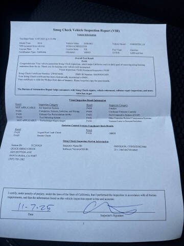 2014 Subaru Forester 2.5i