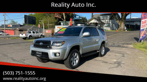 2007 Toyota 4Runner for sale at Reality Auto Inc. in Salem OR