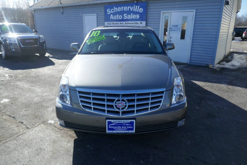 2010 Cadillac DTS for sale at SCHERERVILLE AUTO SALES in Schererville IN