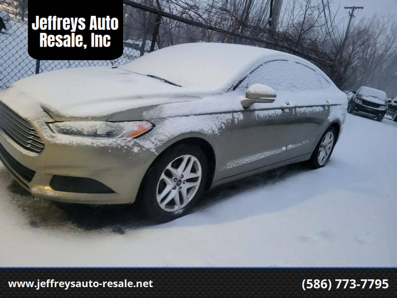 2013 Ford Fusion for sale at Jeffreys Auto Resale, Inc in Clinton Township MI