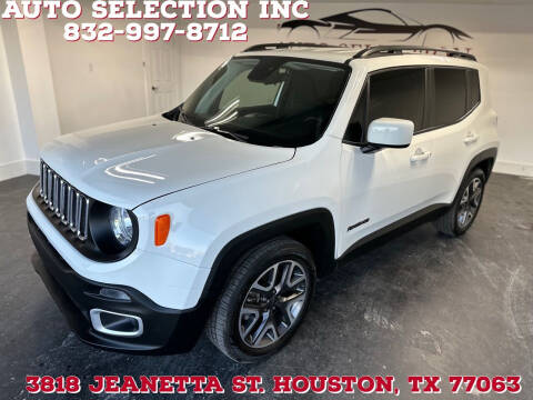 2018 Jeep Renegade for sale at Auto Selection Inc. in Houston TX