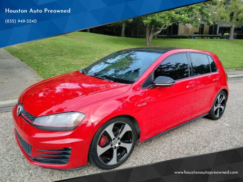 2015 Volkswagen Golf GTI for sale at Houston Auto Preowned in Houston TX