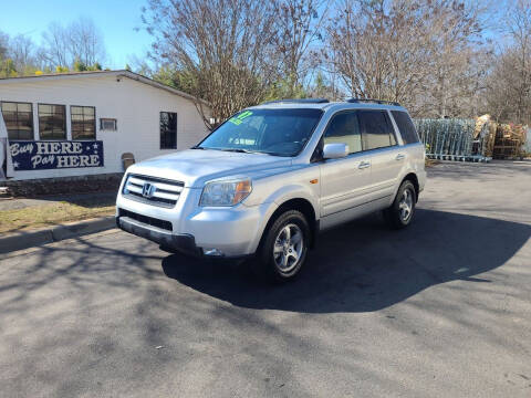 2007 Honda Pilot for sale at TR MOTORS in Gastonia NC
