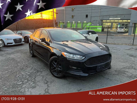 2016 Ford Fusion for sale at All American Imports in Alexandria VA