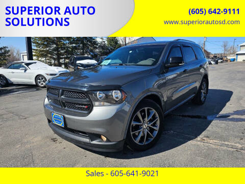 2012 Dodge Durango for sale at SUPERIOR AUTO SOLUTIONS in Spearfish SD