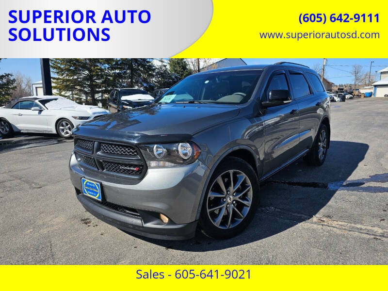 2012 Dodge Durango for sale at SUPERIOR AUTO SOLUTIONS in Spearfish SD