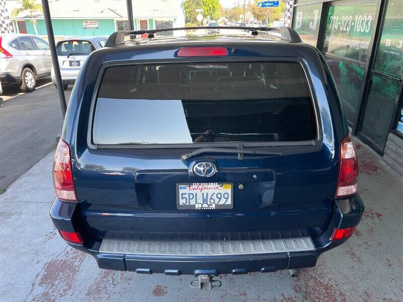 2005 Toyota 4Runner for sale at B & J Car Company in Orange, CA