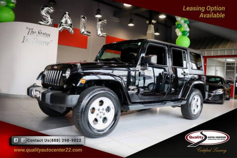 2015 Jeep Wrangler Unlimited for sale at Quality Auto Center in Springfield NJ