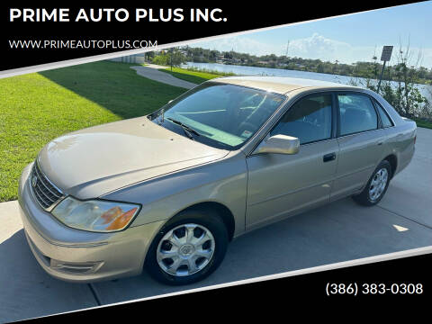 2003 Toyota Avalon for sale at PRIME AUTO PLUS INC. in Daytona Beach FL