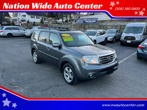 2012 Honda Pilot for sale at Nation Wide Auto Center in Brockton MA