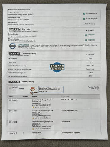 2012 Dodge Grand Caravan SXT