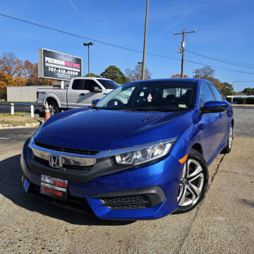 2017 Honda Civic for sale at Premium Motor's LLC in Norfolk VA