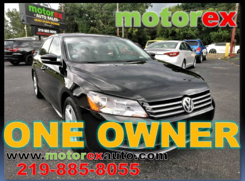 2013 Volkswagen Passat for sale at Motorex Auto Sales in Schererville IN