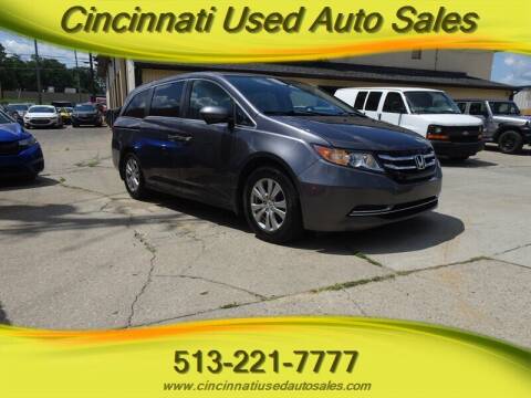 2016 Honda Odyssey for sale at Cincinnati Used Auto Sales in Cincinnati OH