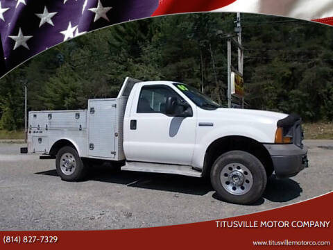 2005 Ford F-250 Super Duty for sale at Titusville Motor Company in Titusville PA