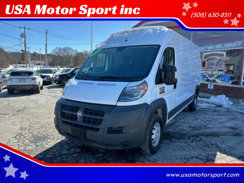 2017 RAM ProMaster for sale at USA Motor Sport inc in Marlborough MA