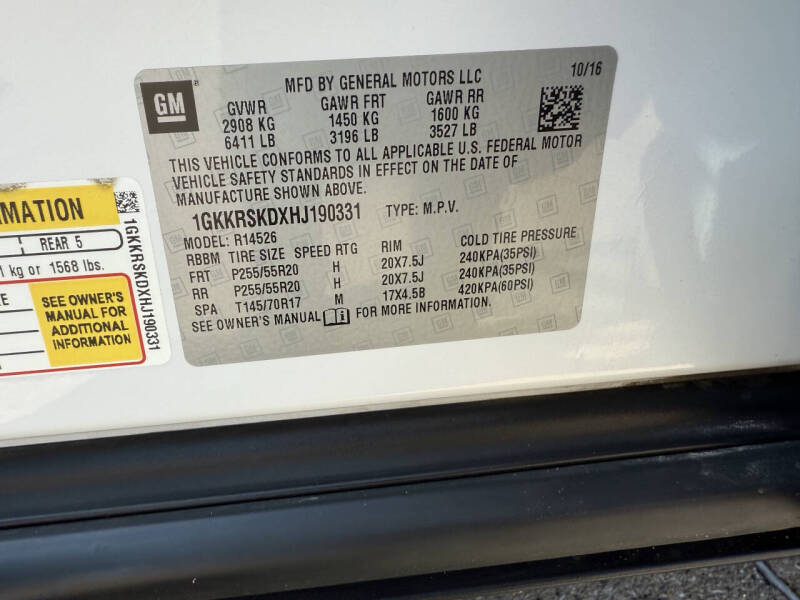 2017 GMC Acadia Limited